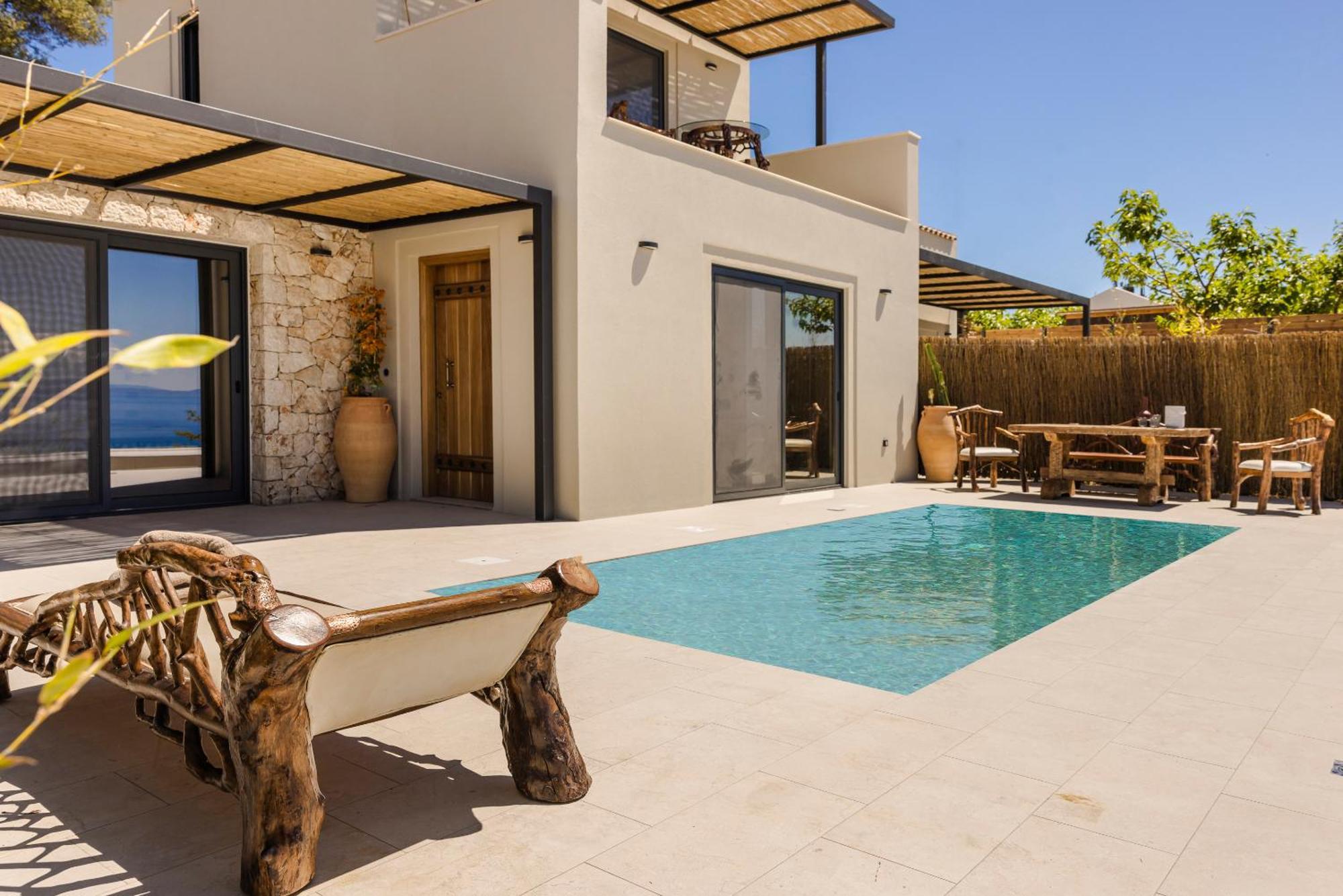 Hilaritas Luxury Suites Sea View, Private Pool & Jacuzzi Paradise Ratzaklíon Dış mekan fotoğraf