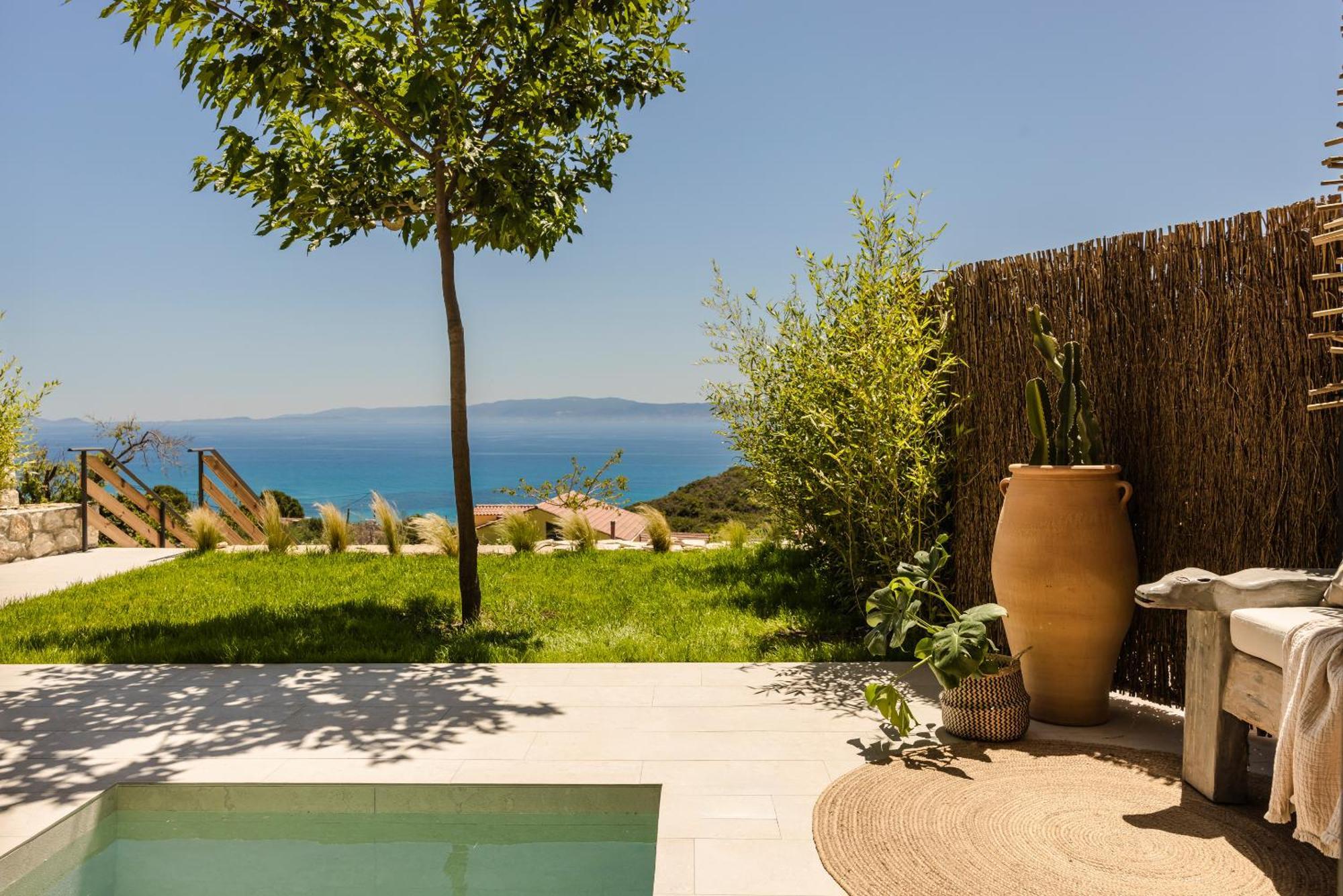 Hilaritas Luxury Suites Sea View, Private Pool & Jacuzzi Paradise Ratzaklíon Dış mekan fotoğraf