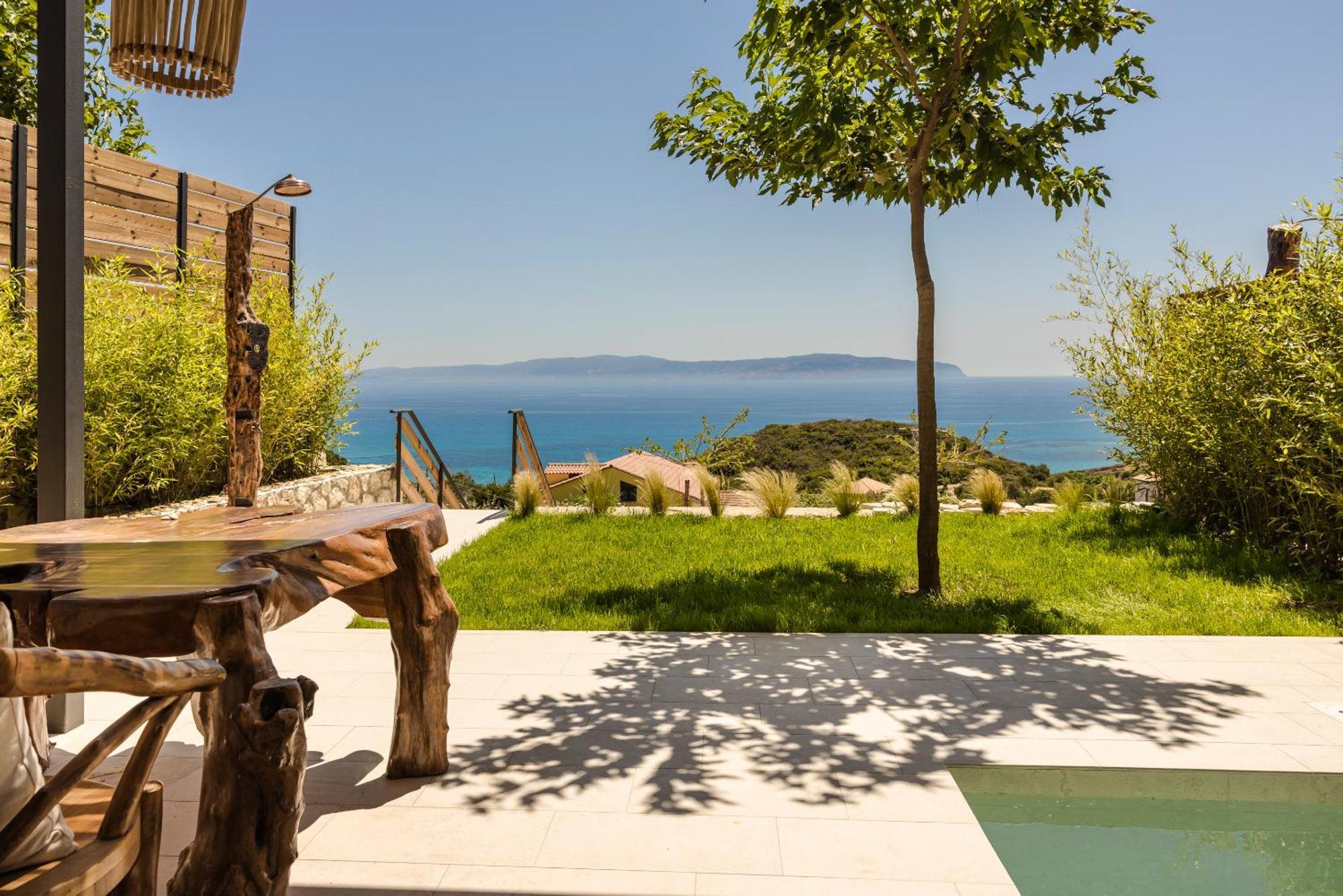 Hilaritas Luxury Suites Sea View, Private Pool & Jacuzzi Paradise Ratzaklíon Dış mekan fotoğraf