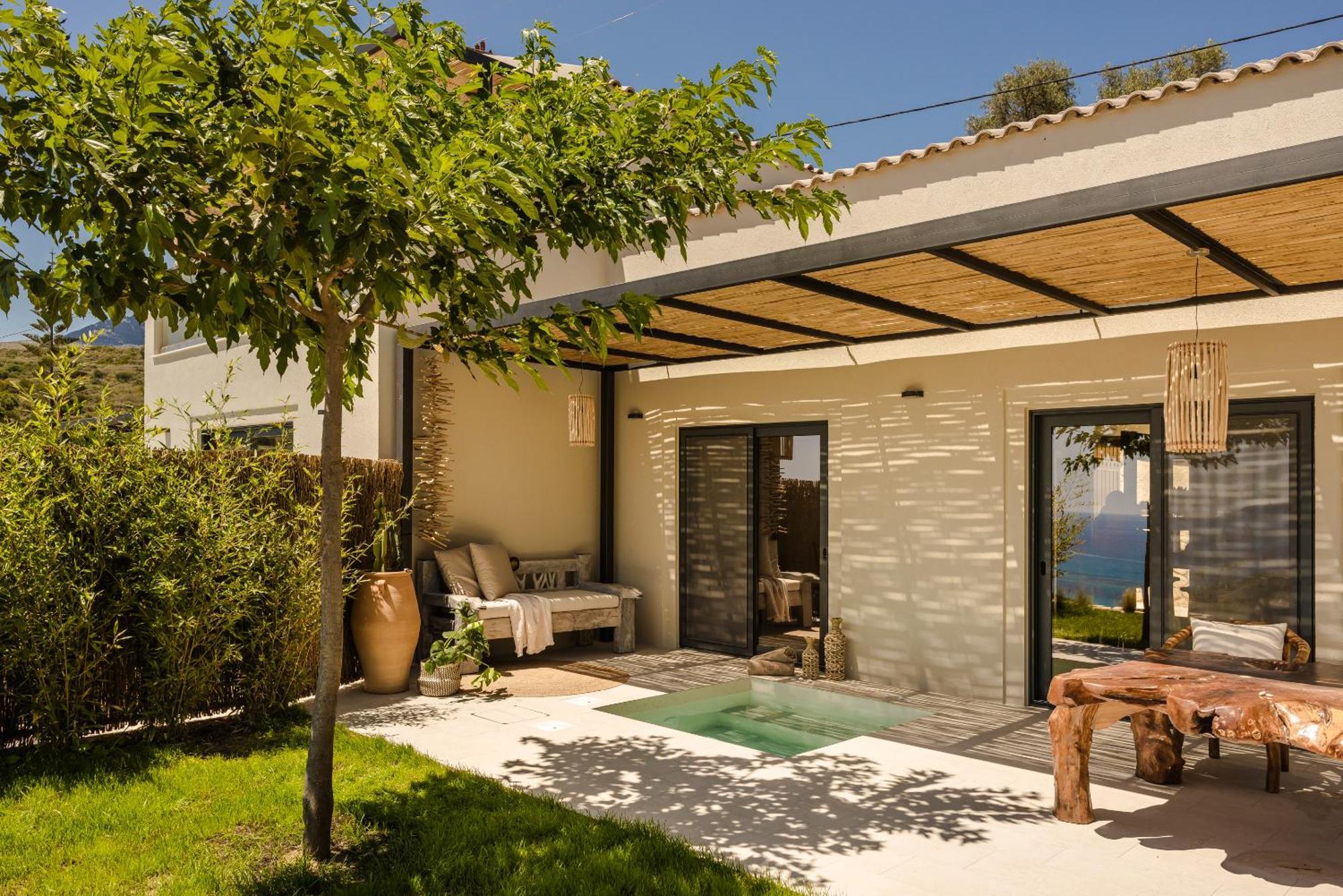 Hilaritas Luxury Suites Sea View, Private Pool & Jacuzzi Paradise Ratzaklíon Dış mekan fotoğraf